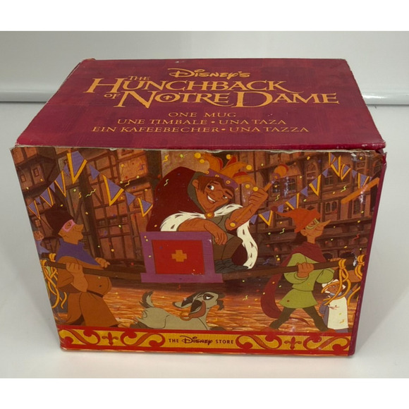 Vintage Walt Disney The Hunchback of Notre Dame Collectible Coffee Mug and Box - Picture 7 of 8